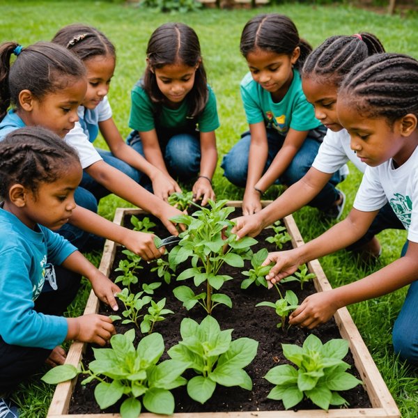 Comment les écoles peuvent-elles intégrer des projets de jardinage écologique dans le programme éducatif ?