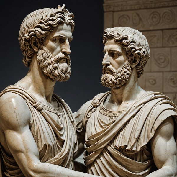 Comment les sculptures grecques antiques reflètent-elles les idéaux philosophiques de l'époque ?