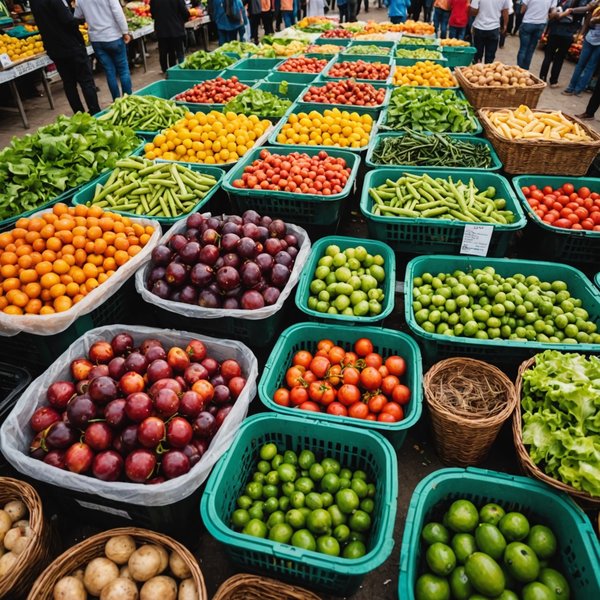 Quelles initiatives peuvent être prises pour réduire le gaspillage alimentaire dans les marchés locaux?